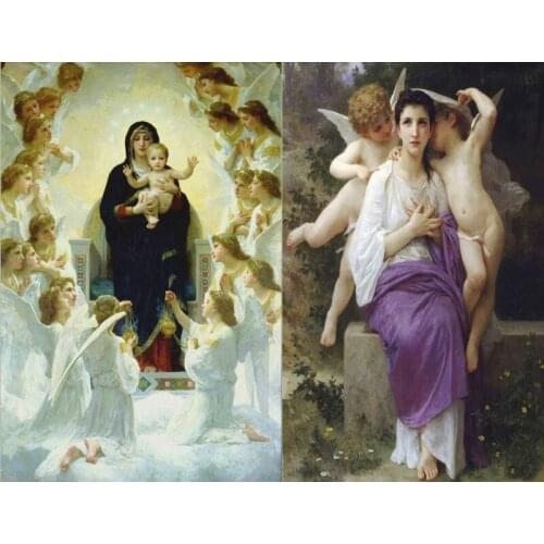 DIY 5D Diamond Painting Full Square / Round Jesus Diamond Mosaic picture of rhinestones Angel girl Diamond Embroidery sale FG162