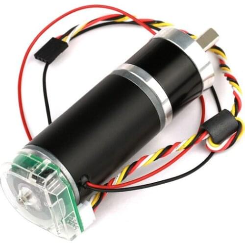 1PCS 12V Speed Reduction Gearbox Planetary Gear DC Motor GP36 + 500-Wire Photoelectric Encoder for DIY in stock