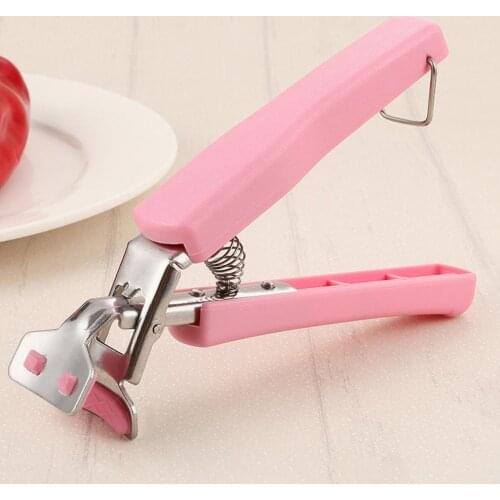 Dish Gripper Eco-friendly Anti-scalding Stainless Steel Hot Bowl Dish Plate Gripper for Home Tongs Silicone Handle Kitchen Tool