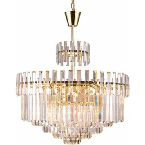 New lighting item large chandelier crystal chandeliers LED luminare AC110V 220V gold dining room living room chandeliers