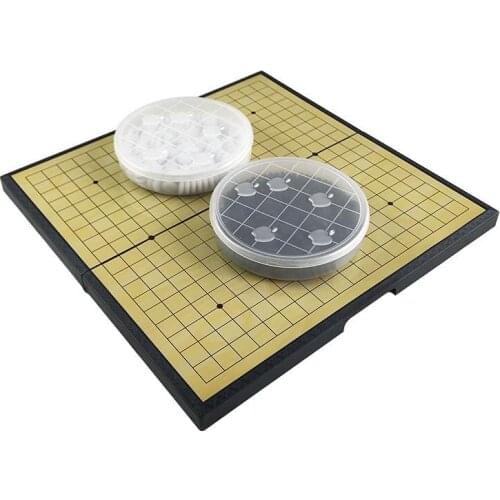New Go Game Set Magnetic Chess Gobang Magnetic Folding Portable Training Class With Enlightenment Chess Board Game Set