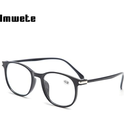 Imwete Classic Fashion Women Men Reading Glasses Square Retro Presbyopic Unisex Presbyopia Eyewear +1.0 1.5 2.0 2.5 3.0 3.5 4.0