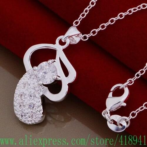 Silver Plated Necklace Silver Plated fashion jewelry pendant /cgwakyda bnpakewa AN943