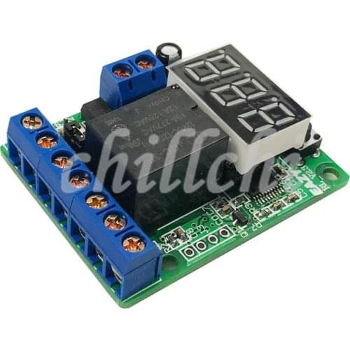 Voltage relay / upper and lower detection control switch off / over voltage protection / battery charge and discharge time