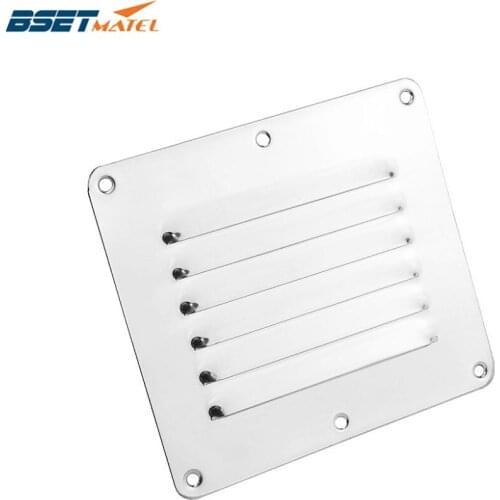 Marine Grade Stainless Steel 316 Boat Marine Square Air Vent Louver Vent Grille Ventilation Louvered Ventilator Grill Cover