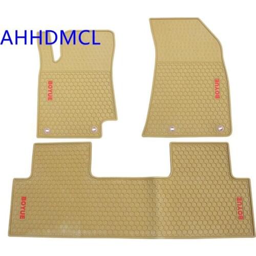 Car Rubber Mats Floor Mats Anti Slip Mat Carpets Feet Pads For Geely Emgrand X7 Sport 2016 2017 2018 2019 Left Hand Drive