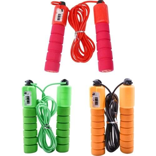 Professional Jump Rope with Electronic Counter 2.9m Adjustable Fast Speed Counting Skipping Rope Jumping Wire Workout Equipments