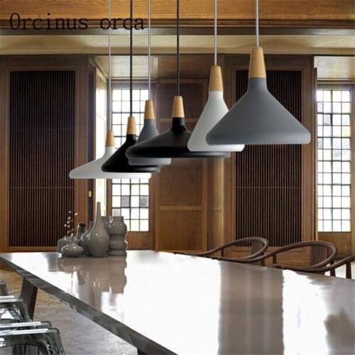 Nordic chandelier fashion restaurant lamp bedside lamp kitchen lamps Japanese minimalist creative style
