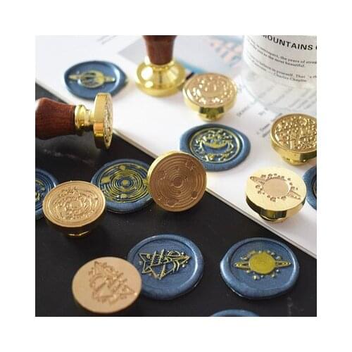 Wax Seal StampCopper Head Vintage Envelope Sealing Hobby Tools DIY Sealing Wax Decoration Craft Kits