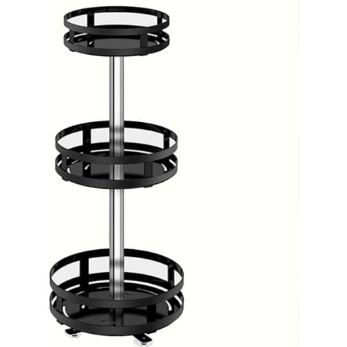 360° Rotating Condiments For kitchen Metal Storage Rack Multi-Layer Condiments Turntable Spice Container Kitchen Supplies JDH88