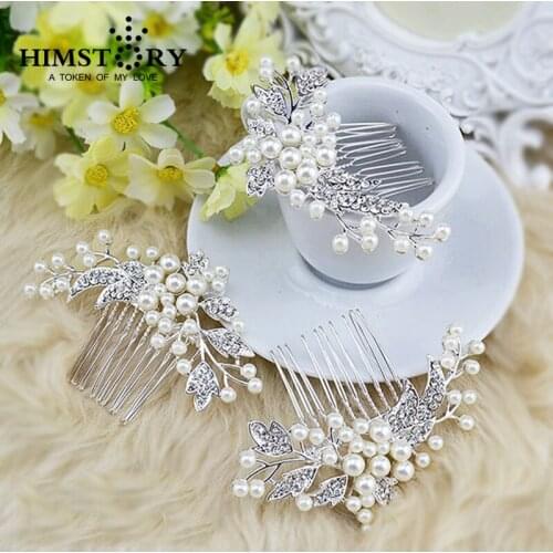High Quality Luxury Wedding Crystal Hair Comb Bridal Headpiece Tiara Crystal Comb Wedding Hair Accessories