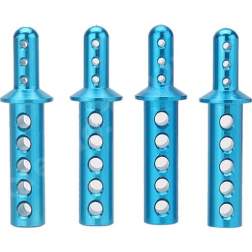 4pcs/lot HSP 188037 08047 108037 Aluminum Body Mounts For 1/10 Scale Models RC Car Off Road Mo Truck Himoto Redcat