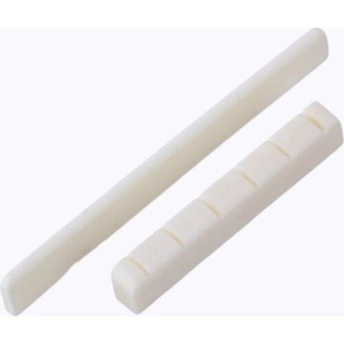 6 String Classical Guitar Bone Bridge Saddle and Nut