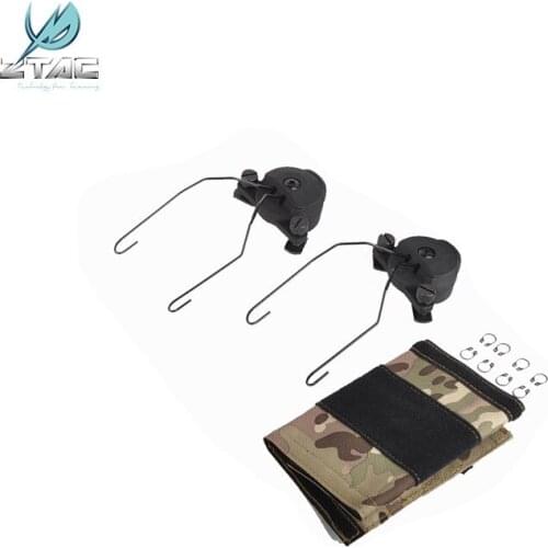 Z Tac Helmet Rail Adapter compatible Sordin Headphone Helmet Accessories Set Fit EX Helmet Series Hunting Headphone Holder Z150