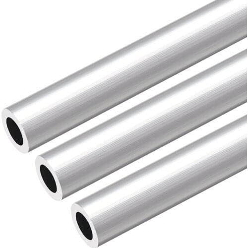 Uxcell 6063 Aluminum Round Tube 300mm Length 16mm OD 10mm Inner Dia Seamless Aluminum Straight Tubing 3 Pcs