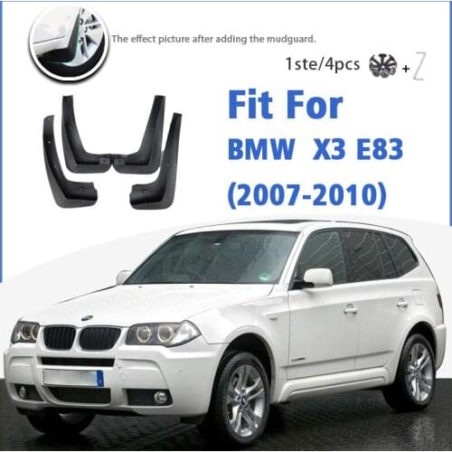Mudguard For BMW X3 E83 2006-2010 Front Rear Mudflaps Mudguards Car Accessories Auto Styline Splash Guard Fender 2007 2008 2009
