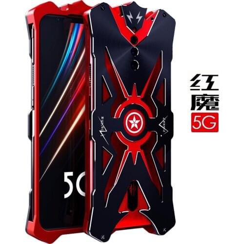 Nubia Red Magic 5S Luxury New Thor Heavy Duty Armor Metal Aluminum Phone Case For Nubia Red Magic 5G Back Case