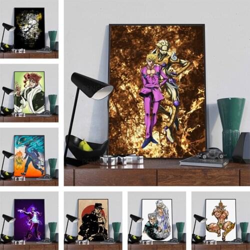 Home Decoration Canvas Japanese Anime Painting Pictures JOJO Wall Art Hd Prints Modular Poster For Living Room No Frame Artwork