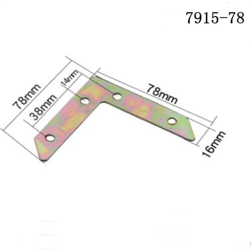 Home Furniture 7915-78 iron chrome angle code fixed connectors Universal L-shaped triangular bracket