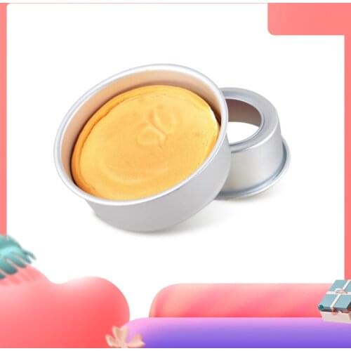 2/4/6/8/10 Inch Round Cake Pans Mold Aluminium Alloy Round DIY Cakes Pastry Mould Non Stick Baking Tin Pan Kitchen Tool