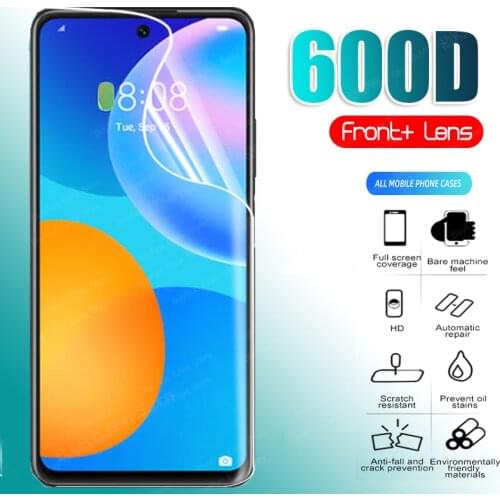 600D Hydrogel Film for huawei P Smart 2021 2020 Z Screen Protector Film For huawei P Smart Pro + 2019 Protective Film Not Glass