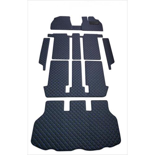 Good quality! Full set car floor mats for Right Hand Drive Toyota Voxy R80 2020-2014 7 8 seats waterproof durable car carpets