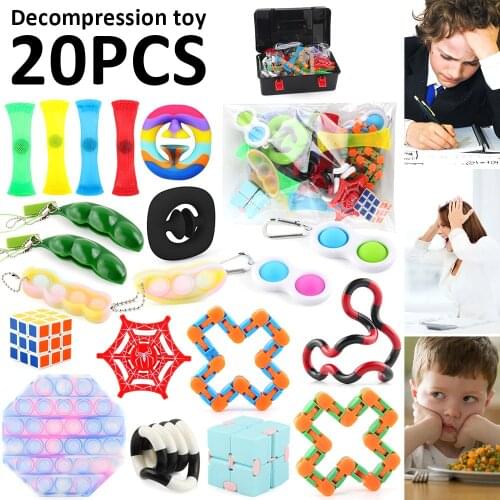 Sensory Fidget Toys Stress Relief Hand Toys Adults Kids Children Anti Anxiety Relaxing ADD ADHD Autism Special Education Need