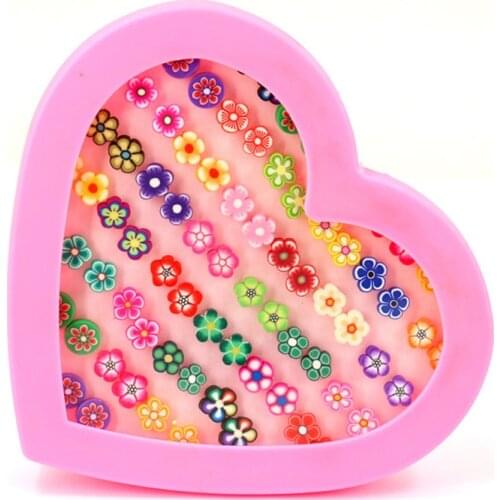 ISINYEE 36 Pairs/set Fashion Flower Small Stud Earrings Sets For Kids Little Girls Trendy Fruit Animal Jewelry