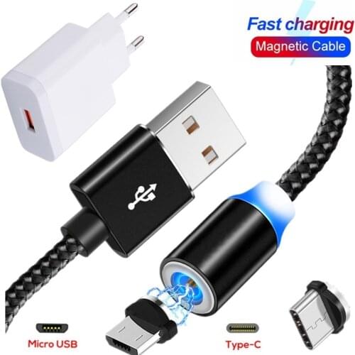 1M Magnetic USB Cable Fast Charger charging Cable For nokia x71 x7 x6 x5 7.1 8.1 5.1 6.1 2.1 3.1 A C plus 7 5 6 8 sirocco 9 4.2