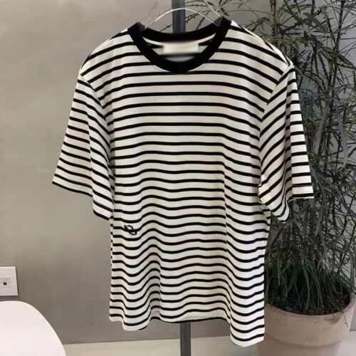 Женские полосатые футболки Namou Drane China At AliExpress