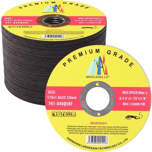 Cut Off Wheels Metal and Stainless Steel 4.5” x 1/25” x 7/8