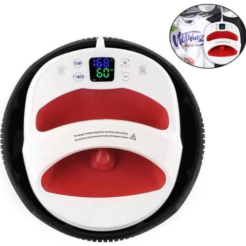 DIY 12"×10" Portable T-shirt Heat Press Machine Heat Transfer Printer Mini Heat Press Sublimation Printing Machine