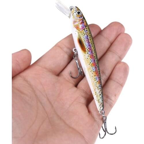 HENGJIA 1PCS Minnow Fishing Lure 11g 11cm Wobblers Crankbaits Isca Artificial Hard Bait Carp Fishing Lures Pesca