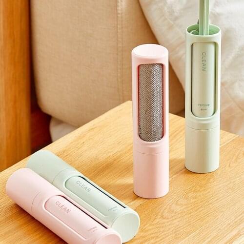 Pet Dog Cat Hair Cleaning Brush Household Roller Type Hair gluer Drum Type Electrostatic Sticky Hair Cleaner Plastic Lint Roller
