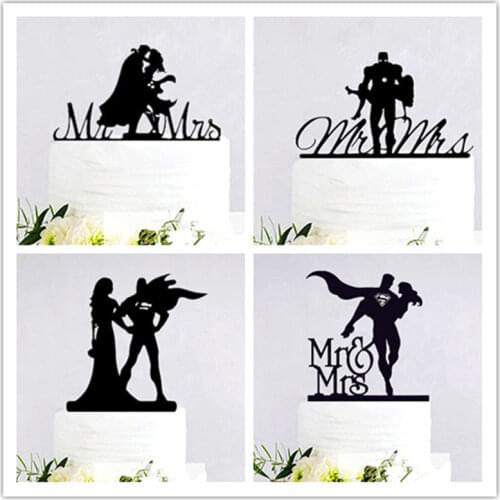 Mixed Style man and woman Wedding Cake Topper Engagement/ Anniversary Cake Topper for wedding Cake Decorating