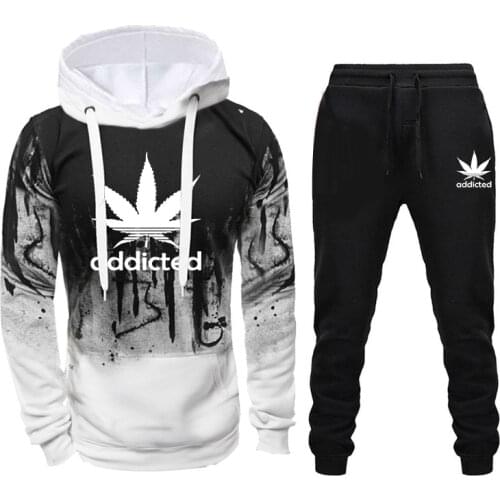 Spraying Fashionable Men's Hoodies
