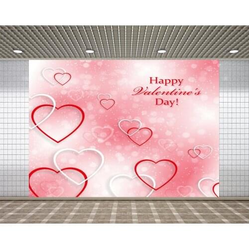 Lyavshi Vinyl Photography Backdrops Customized Computer Printed Valentines Day Backgrounds for Photo Studio