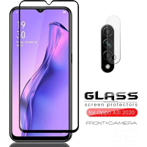 Camera lens protectors for oppo a31 a 31 2020 31a glass protective glass on oppoa31 2020 6.5'' smartphone screen film cover