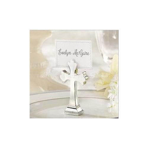 1pc Place Card Holder Creative Cross Resin Table Card Clip Wedding Props For Table Accessories