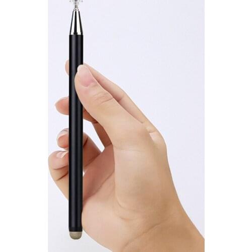 10pcs/lot 2in1 Cloth Head Disc Handwriting Capacitive Pen Suitable For Mobile Phone Tablet Magnetic Dual-use Stylus Custom Logo