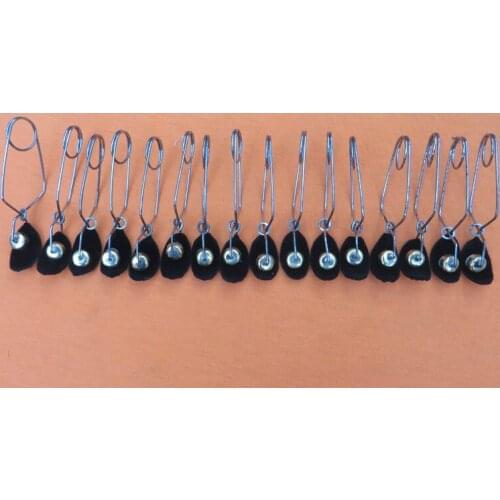 17piece Flute button key pad pad indentation with a spring clip instrument maintenance tools