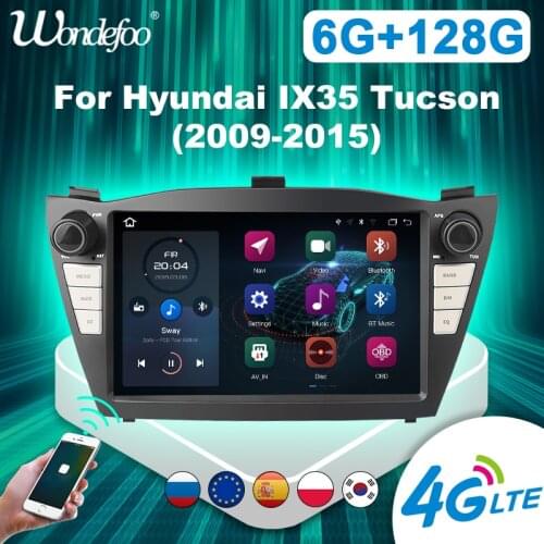 2 din Android 10 Car radio Carplay For Hyundai IX35 Tucson 2009-2015 GPS Multimedia Player autoradio 2din car stereo Navigation