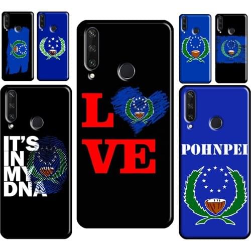 Pohnpei Ponape Flag Phone Case For Huawei Y9S Y7A Y5P Y6P 2020 Y5 2017 Y6 Y7 Prime 2018 2019 Nova 2 5T Coque