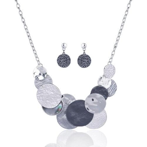 Cring Coco Trendy Screw Geometric Necklace for Women Fashion Enamel Zinc Alloy Necklaces Statement Necklaces Choker 2020 Hot