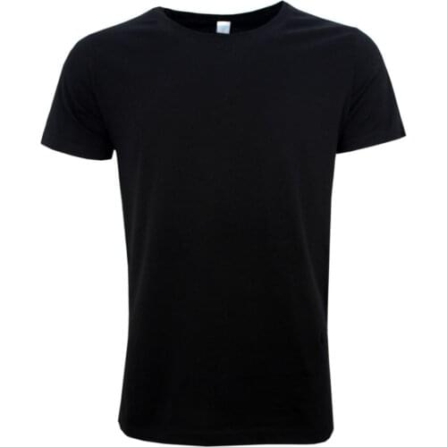 Black Gym t shirt Men Fitness Sport Cotton T-Shirt Male Bodybuilding Workout Skinny Tee shirt Summer Casual Solid Tops Clothing