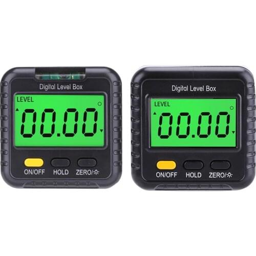 Level Meter Portable Digital Angle Measurement Tester Inclinometer Digital Display Inclinometer Spirit Level Angle Ruler