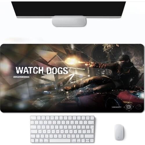 Gamer Watch Dogs Mouse Pads Desk Accessories Pc Complete Mause Pad Anime Large Gaming Mat Carpet Xxxl Deskmat Sexy Varmilo Girl
