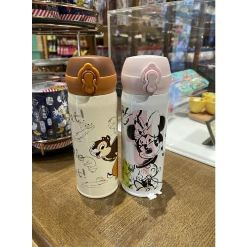 New style Shanghai Disney Mickey Mouse Minnie Chititi Cartoon Thermos Cup Water Cup Gift memorial AG 2418