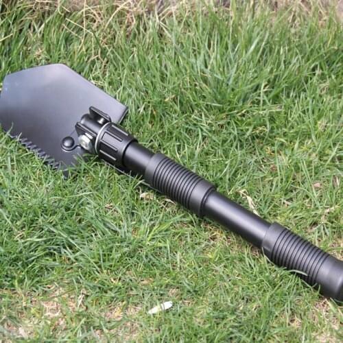 Portable Folding Shovel Multifunction Stainless Steel Survival Spade Trowel Garden Camping Outdoor Tool Garden Tools