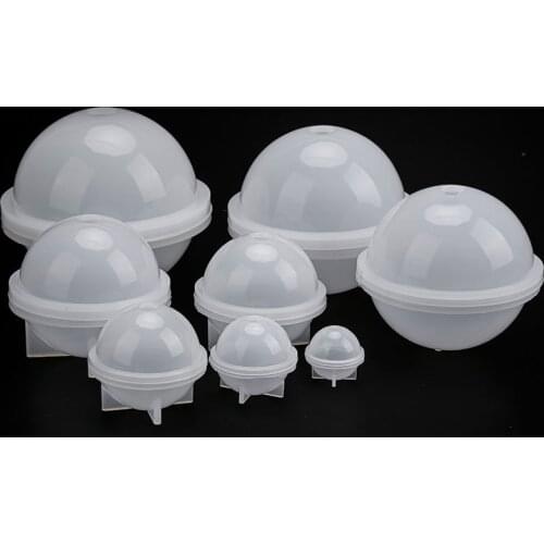 Silicone Mold DIY Stereo Spherical Jewelry Making DIY Balls Epoxy Resin Molds Crafts Handmade Cake Fondant Decoration 20-100mm